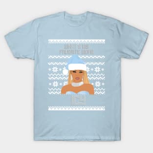 Icy Girl Christmas Holiday Season Saweetie Fan Art T-Shirt